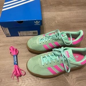 Adidas Gazelle Bold pulse mint pink women’s shoe